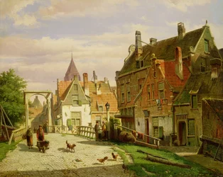 Hombre con una carretilla